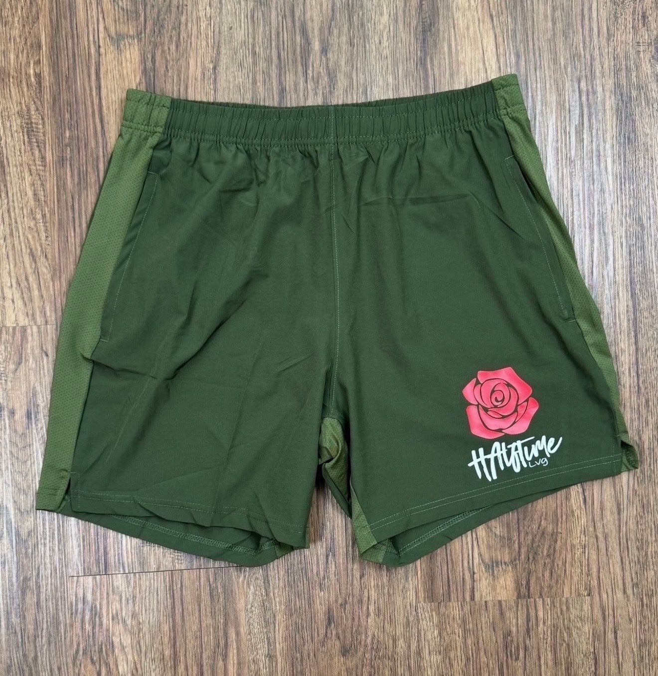 Rose gym shorts