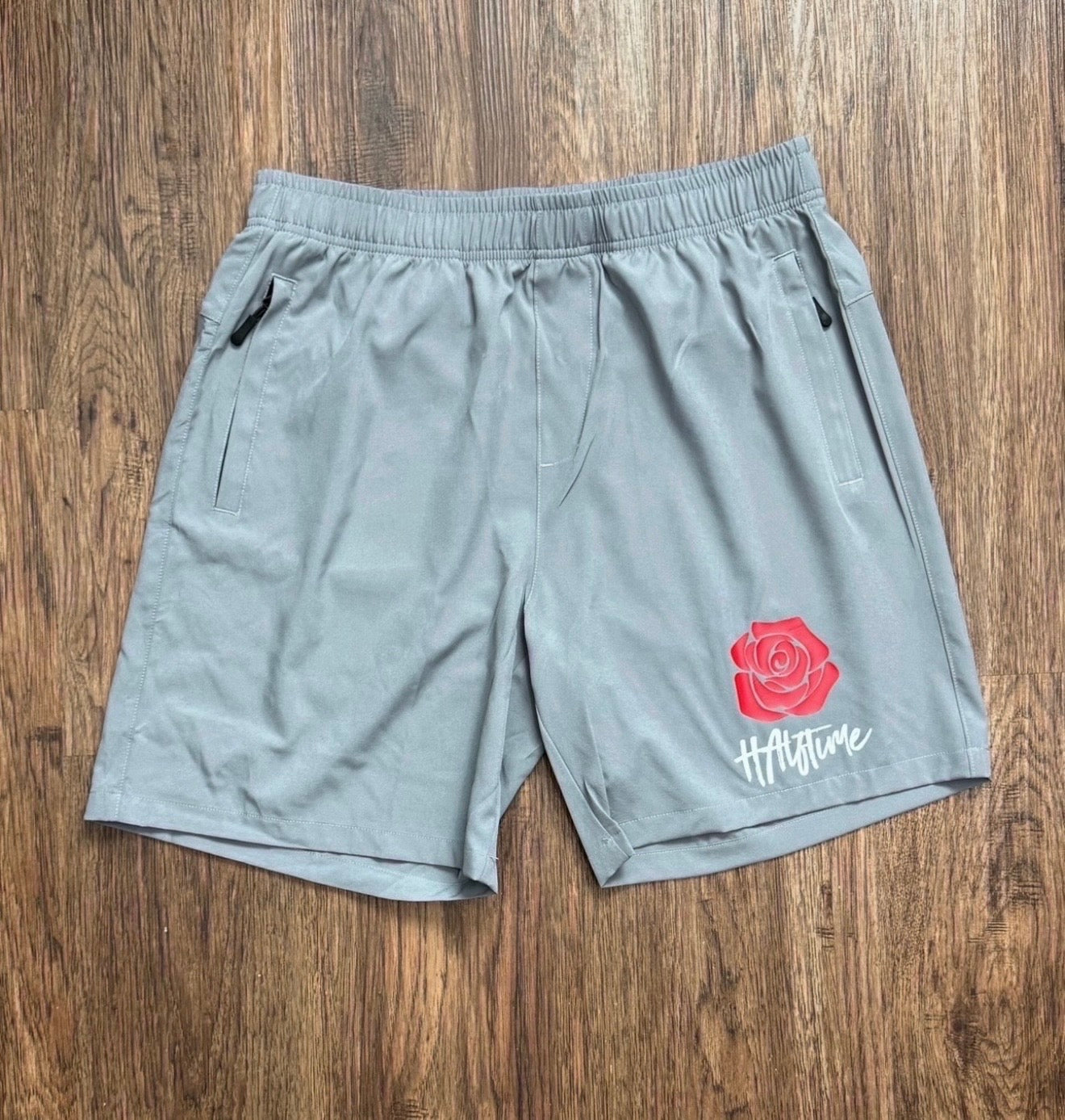 Rose gym shorts