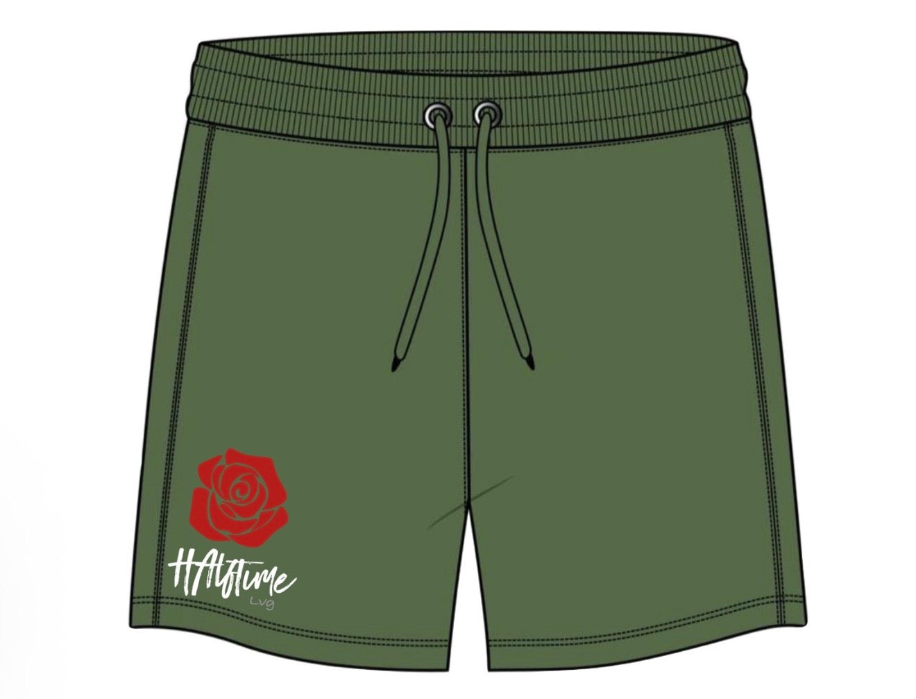 Rose gym shorts