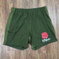Rose gym shorts