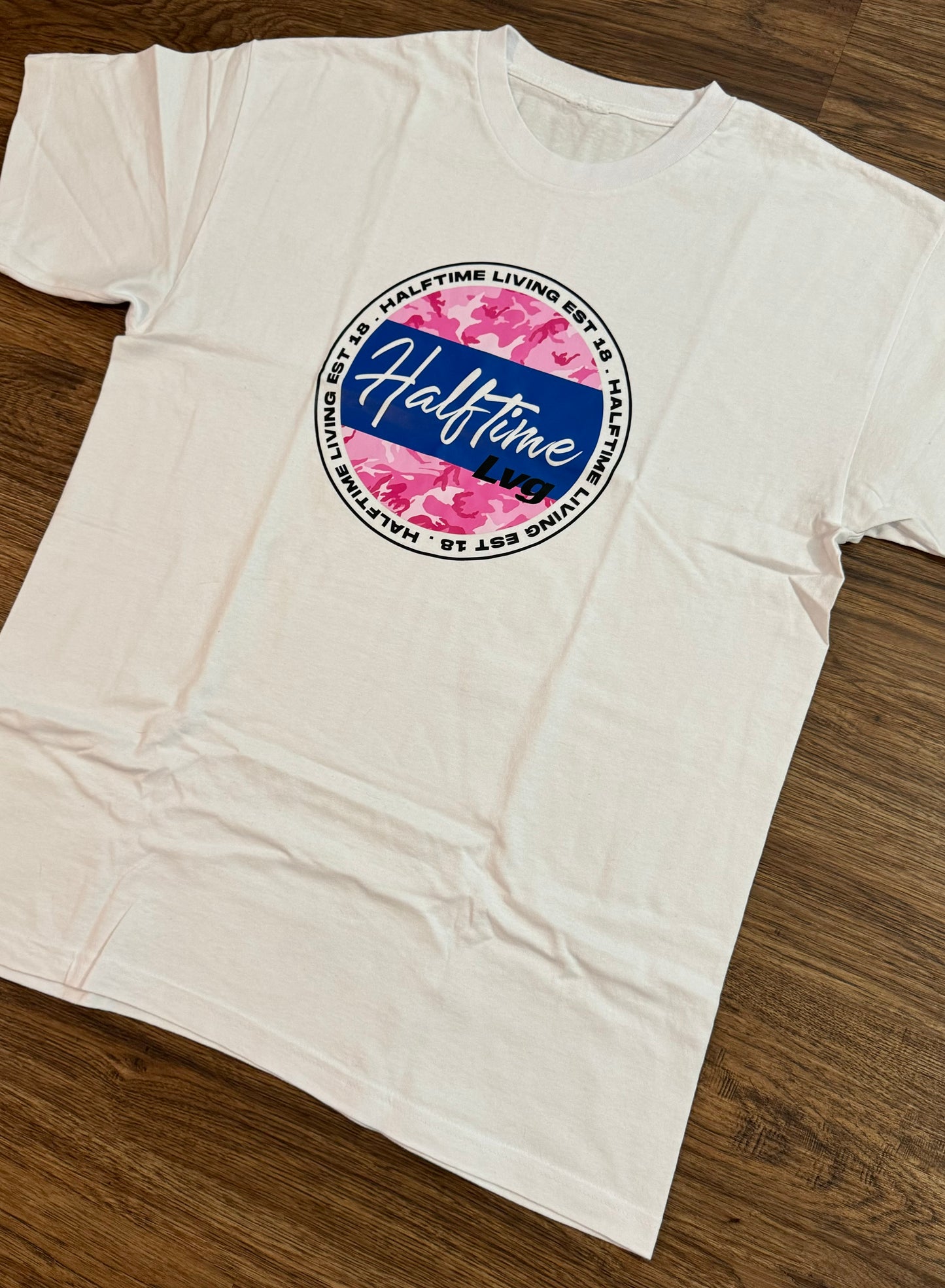 Pink Camo Circle