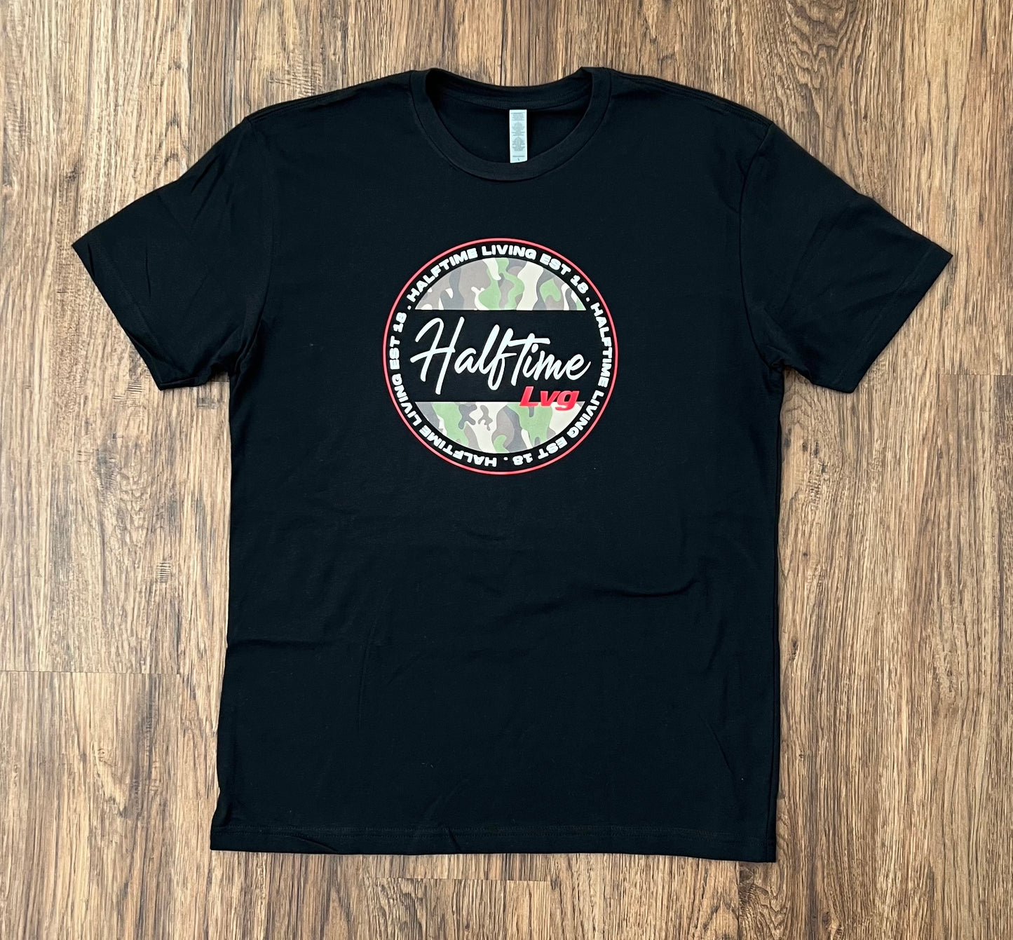 Black Camo Circle