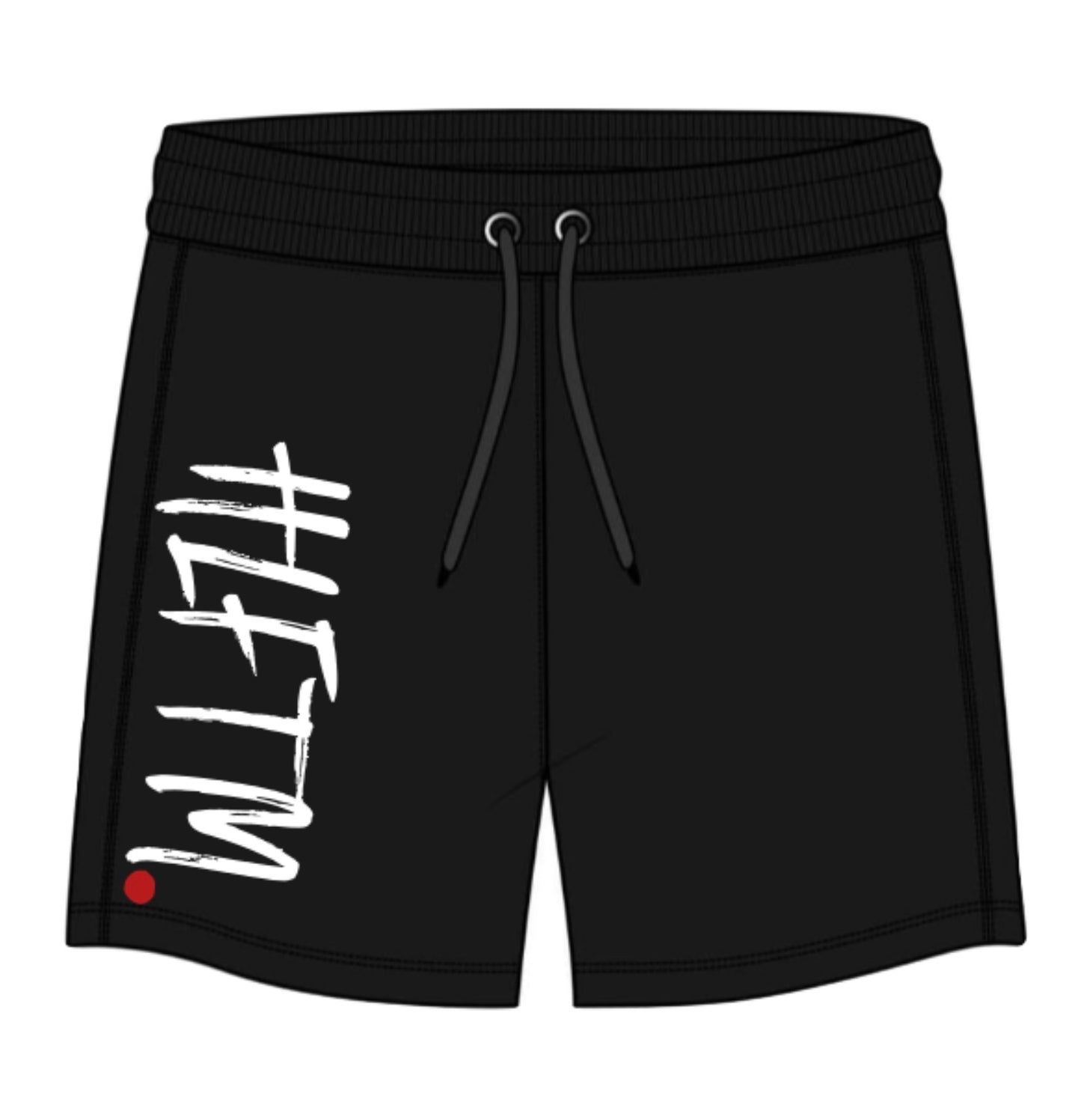 Sideways gym shorts