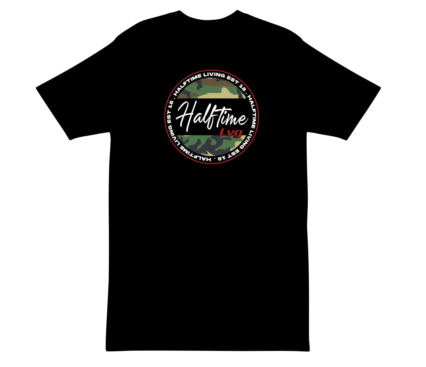 Black Camo Circle